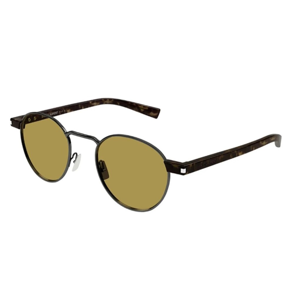 NWT SAINT LAURENT SUNGLASSES HAVANA/GRAY UNISEX EYEWEAR